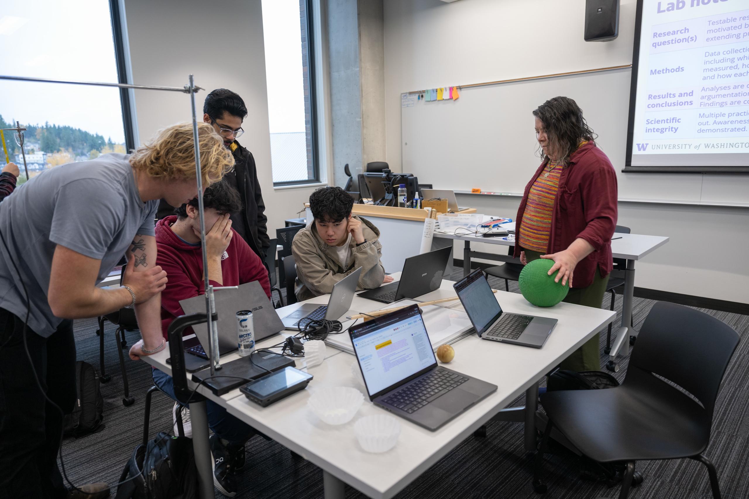 Physics Lab Exchange community at a workshop